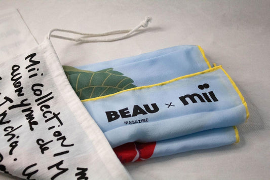 Fleurir le Bitûme, Foulard Mii x BEAU Magazine