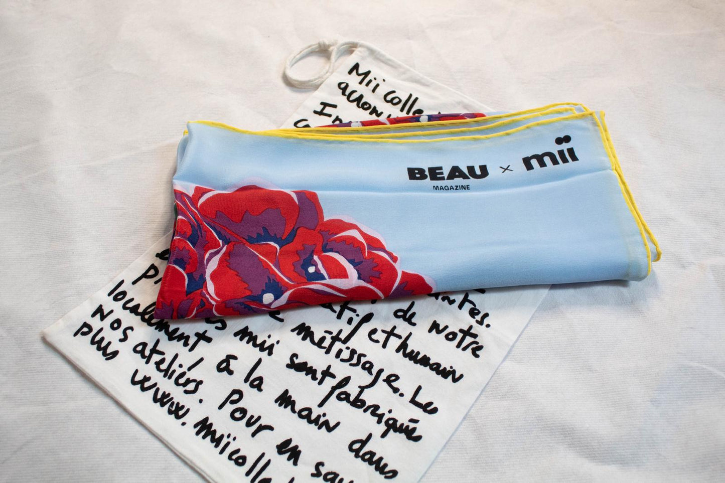 Fleurir le Bitûme, Foulard Mii x BEAU Magazine