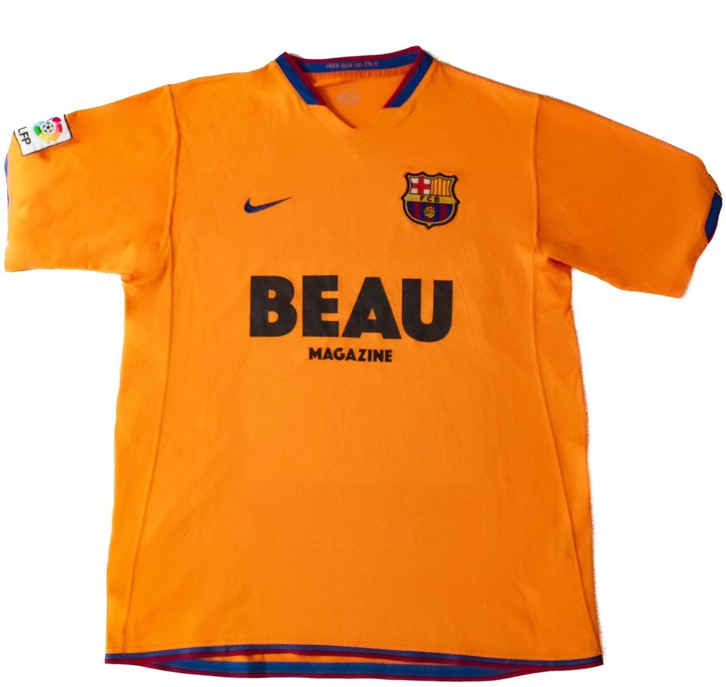 Maillot Nike, FC Barcelone extérieur orange 2006/2007