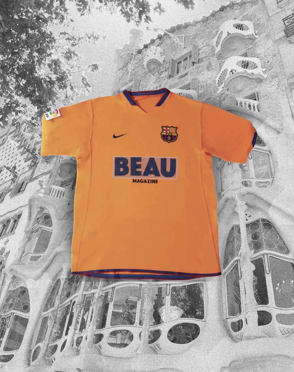Maillot Nike, FC Barcelone extérieur orange 2006/2007
